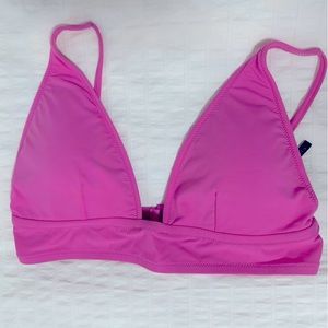J Crew triangle bikini top